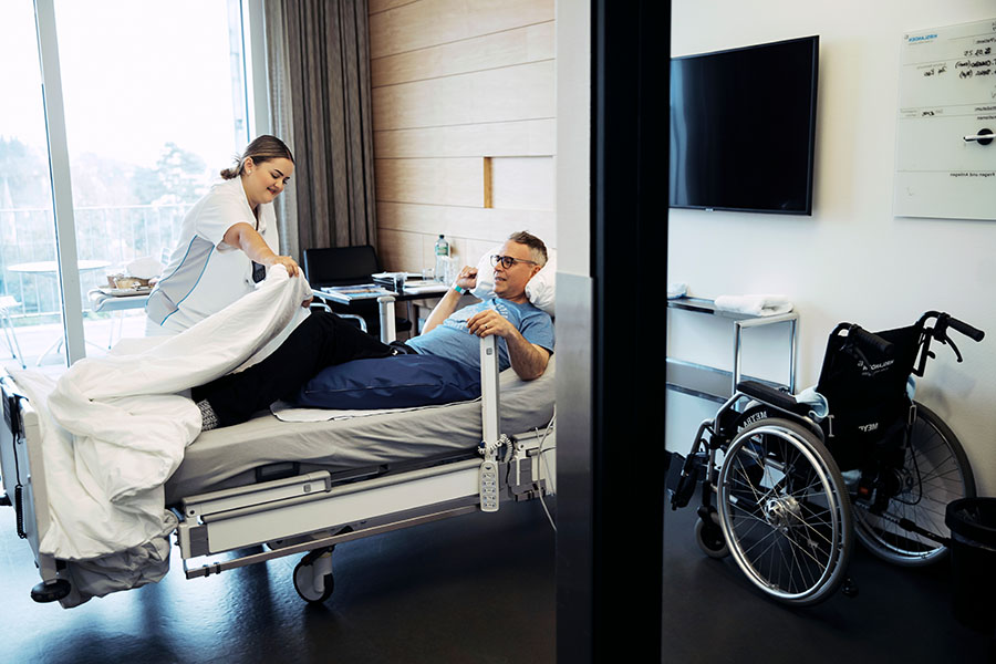 Einzelzimmer nach Wunsch in der Hirslanden Klinik Im Park
